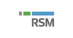 Logo for RSM US LLP- CVA HOF Student Sponsor