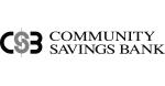 Logo for Community Savings Bank