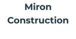 Logo for Miron Construction