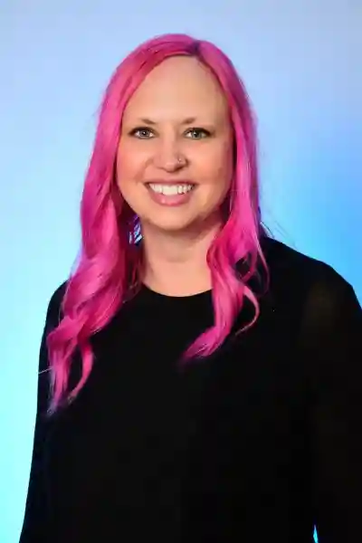 Image of a woman wearing a black shirt