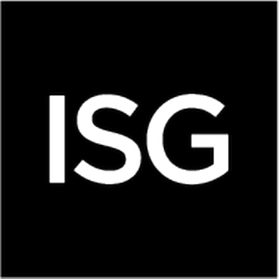 Logo for sponsor ISG