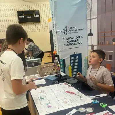 Two students are talking