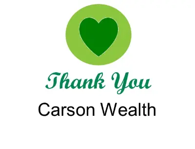 Logo for sponsor Carson Wealth