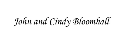 Logo for sponsor John and Cindy Bloomhall